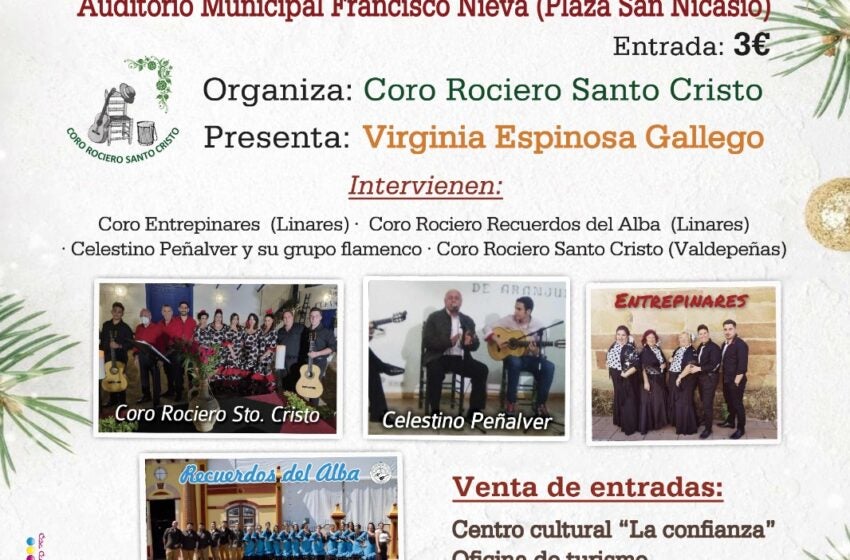 El Coro Rociero Santo Cristo abre la Navidad a beneficio de A-Down El Coro Rociero Santo Cristo abre la Navidad a beneficio de A-Down
