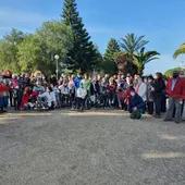 Encuentro en el Hogar Gerasa donde se ha entregado el cheque Encuentro en el Hogar Gerasa donde se ha entregado el cheque