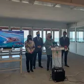 Instantes de la presentación del estudio hoy en Cádiz Instantes de la presentación del estudio hoy en Cádiz