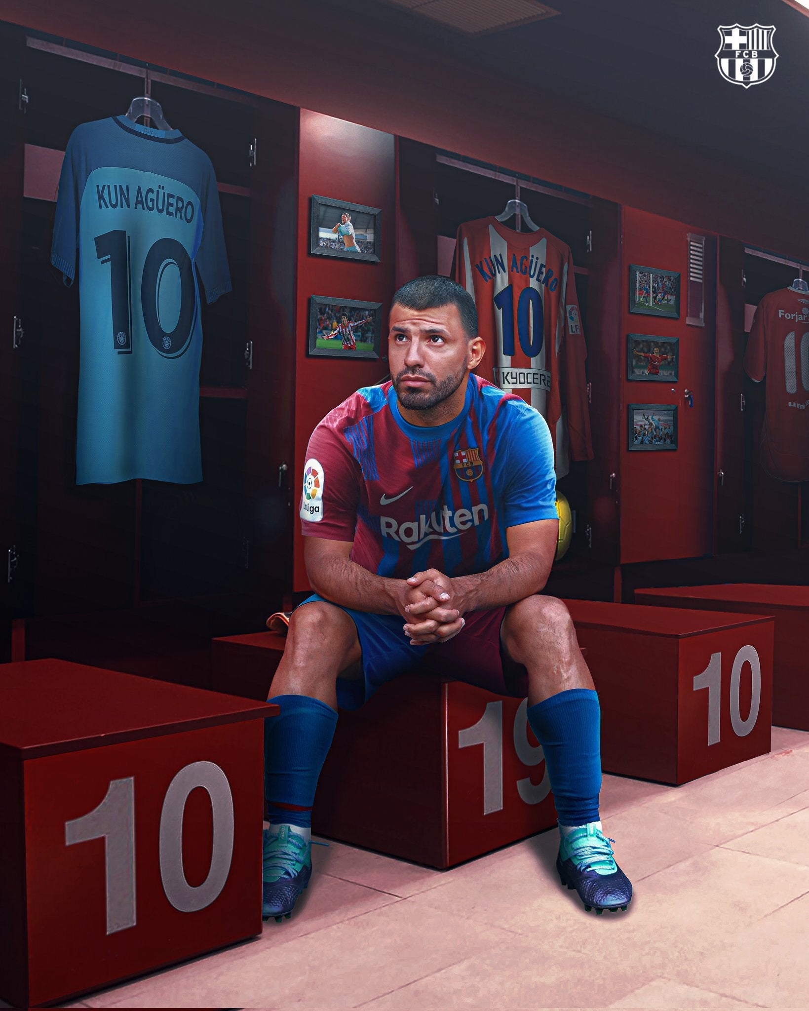 El Kun Agüero se despide del fútbol entre lágrimas El Kun Agüero se despide del fútbol entre lágrimas