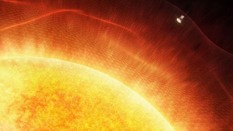 Ilustraci&oacute;n de la nave Parker Solar Probe