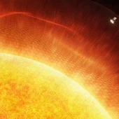 Ilustración de la nave Parker Solar Probe Ilustración de la nave Parker Solar Probe