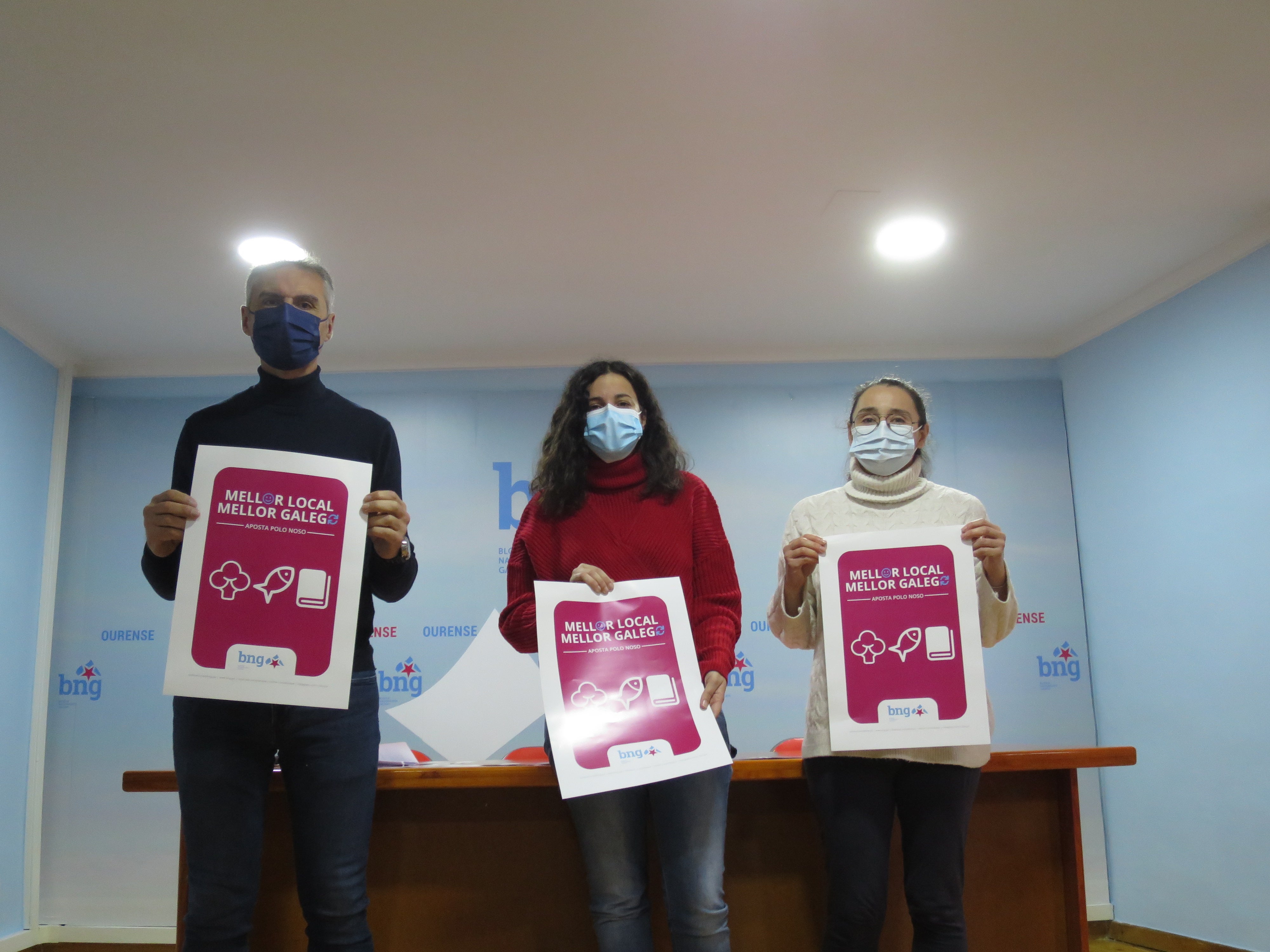 "Mellor local, mellor galego" lema da campaña iniciada polo BNG en apoio o comercio local "Mellor local, mellor galego" lema da campaña iniciada polo BNG en apoio o comercio local