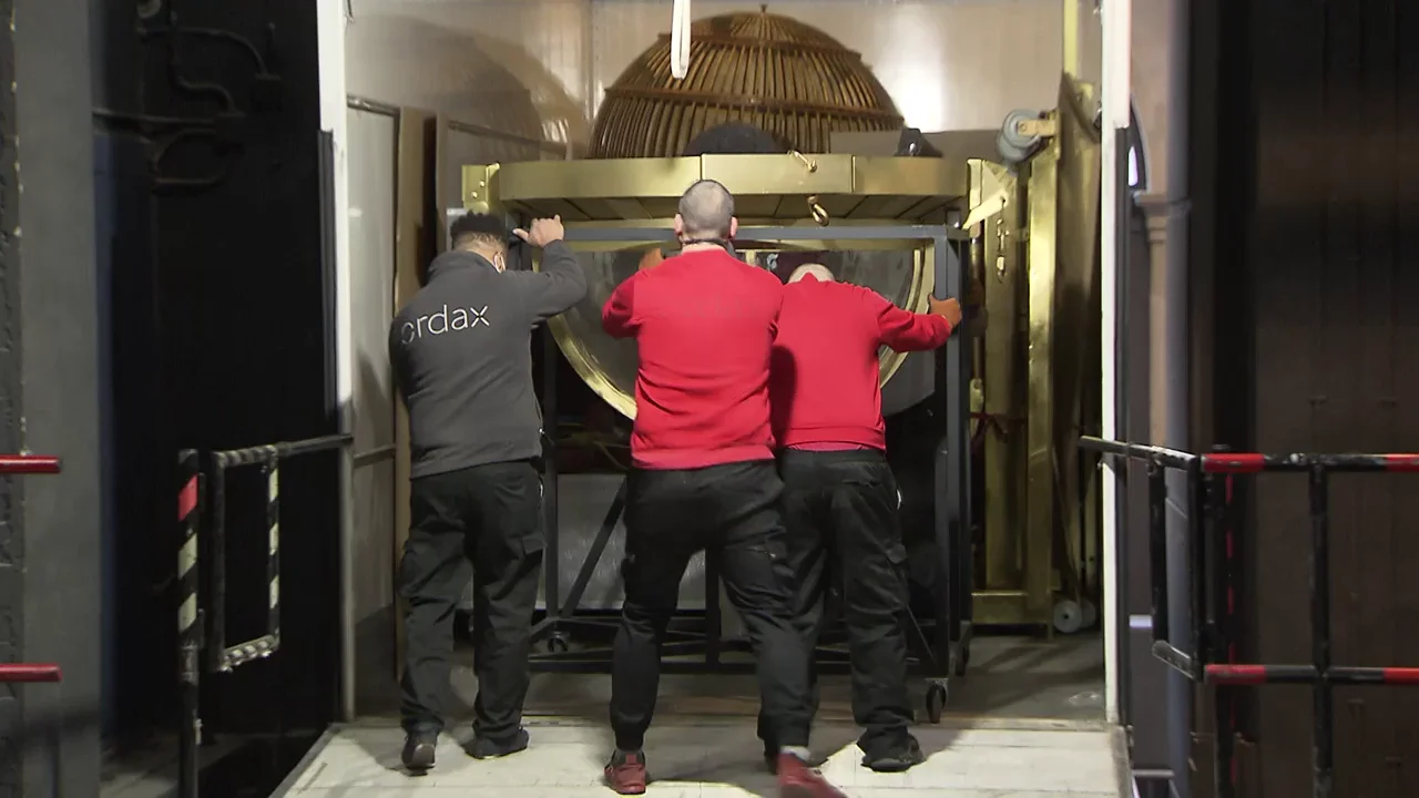 Los bombos del sorteo de Navidad llegan al Teatro Real de Madrid