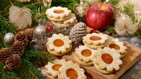 Imagen de dulces navide&ntilde;os.