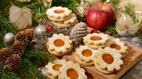 Imagen de dulces navideños. Imagen de dulces navideños.