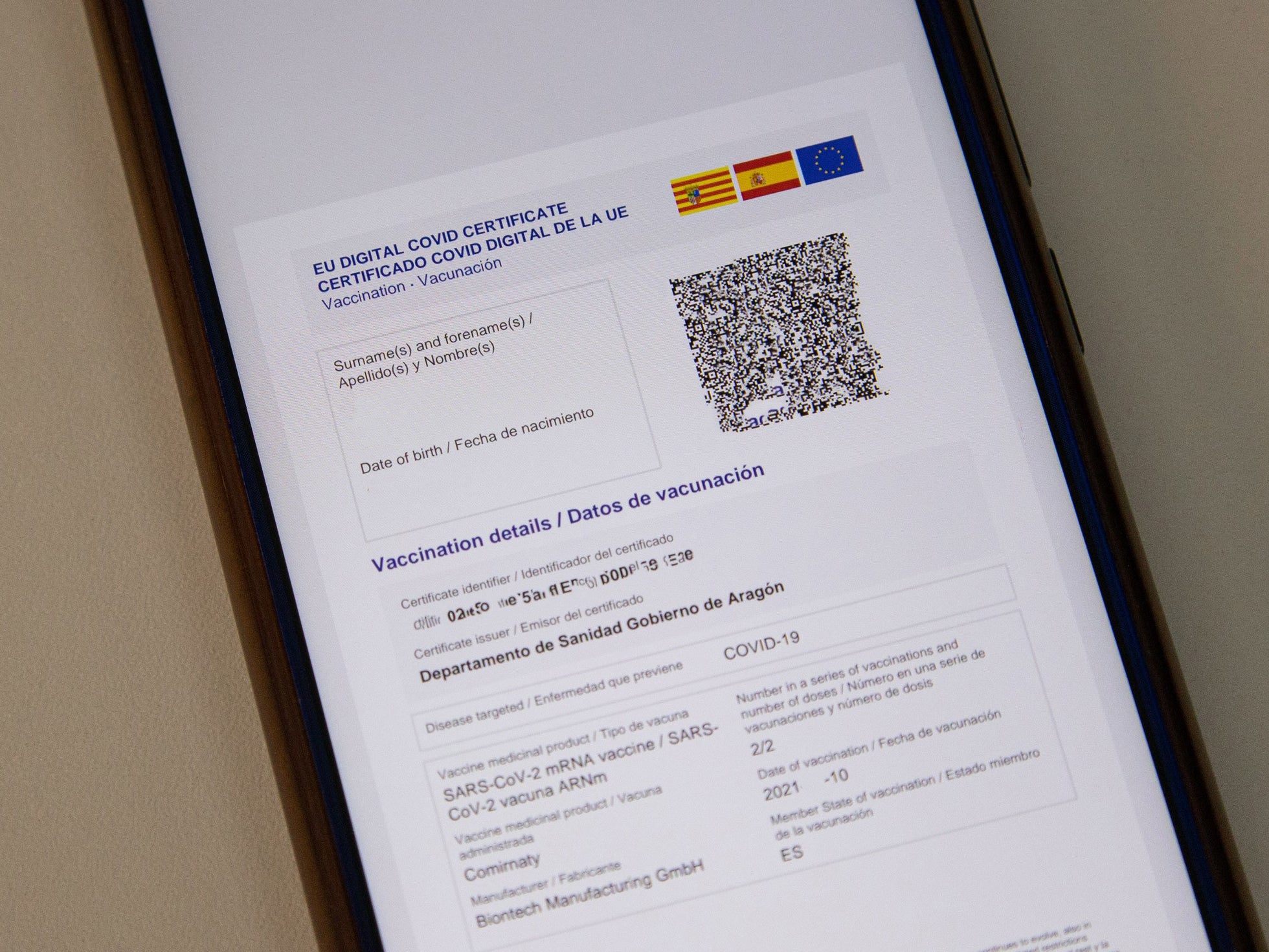 El TSJA desestima ampliar el uso del pasaporte Covid El TSJA desestima ampliar el uso del pasaporte Covid