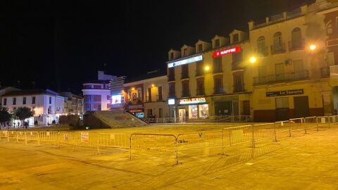 Obras Plaza de Espa&ntilde;a en Alc&aacute;zar