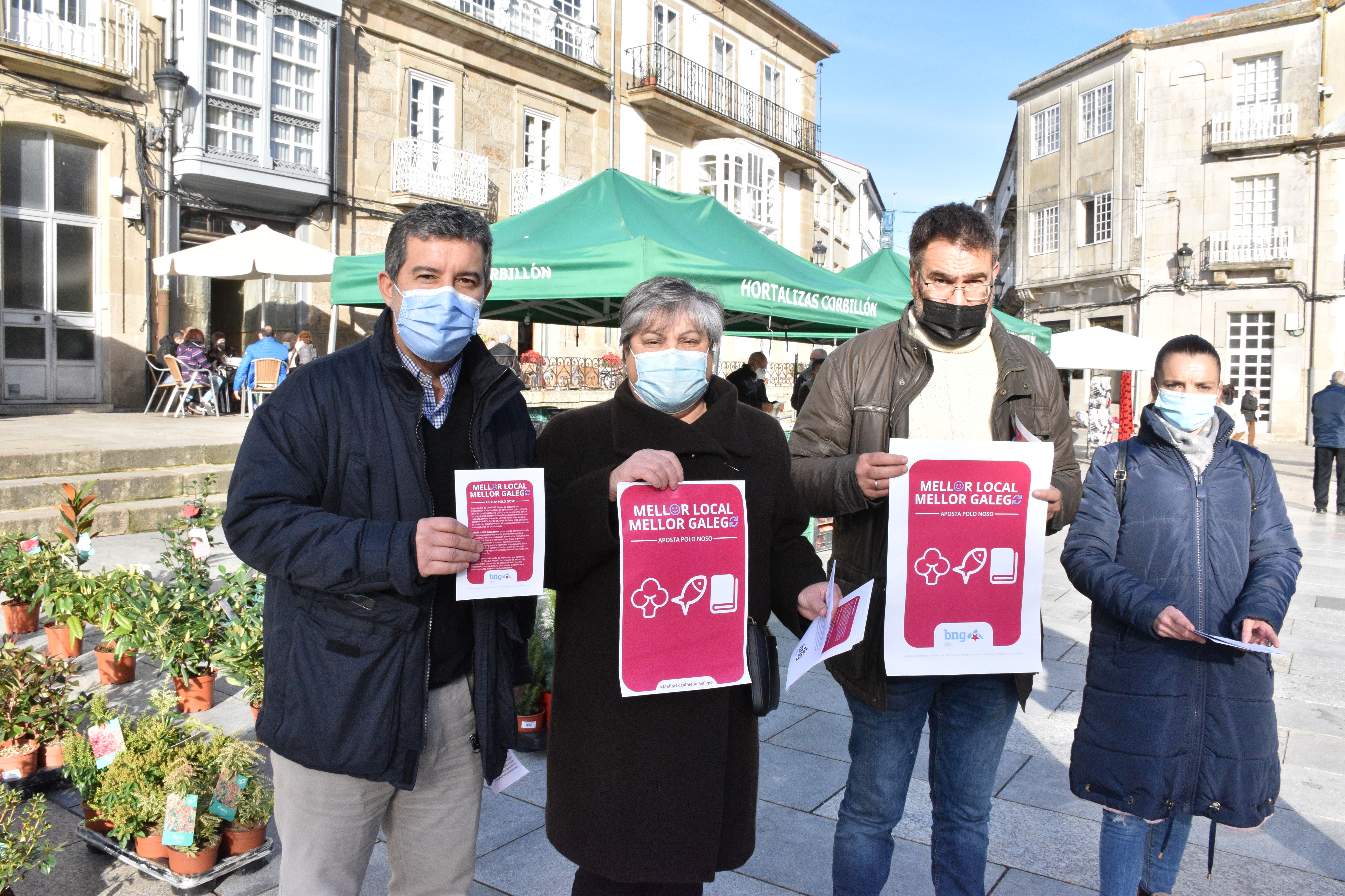 O BNG aposta polo producto galego e local desde Celanova O BNG aposta polo producto galego e local desde Celanova