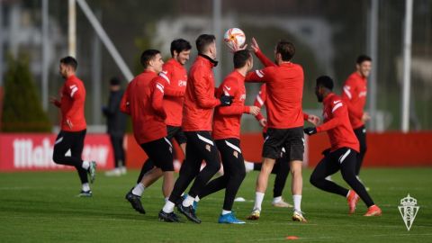 Entrenamiento Sporting