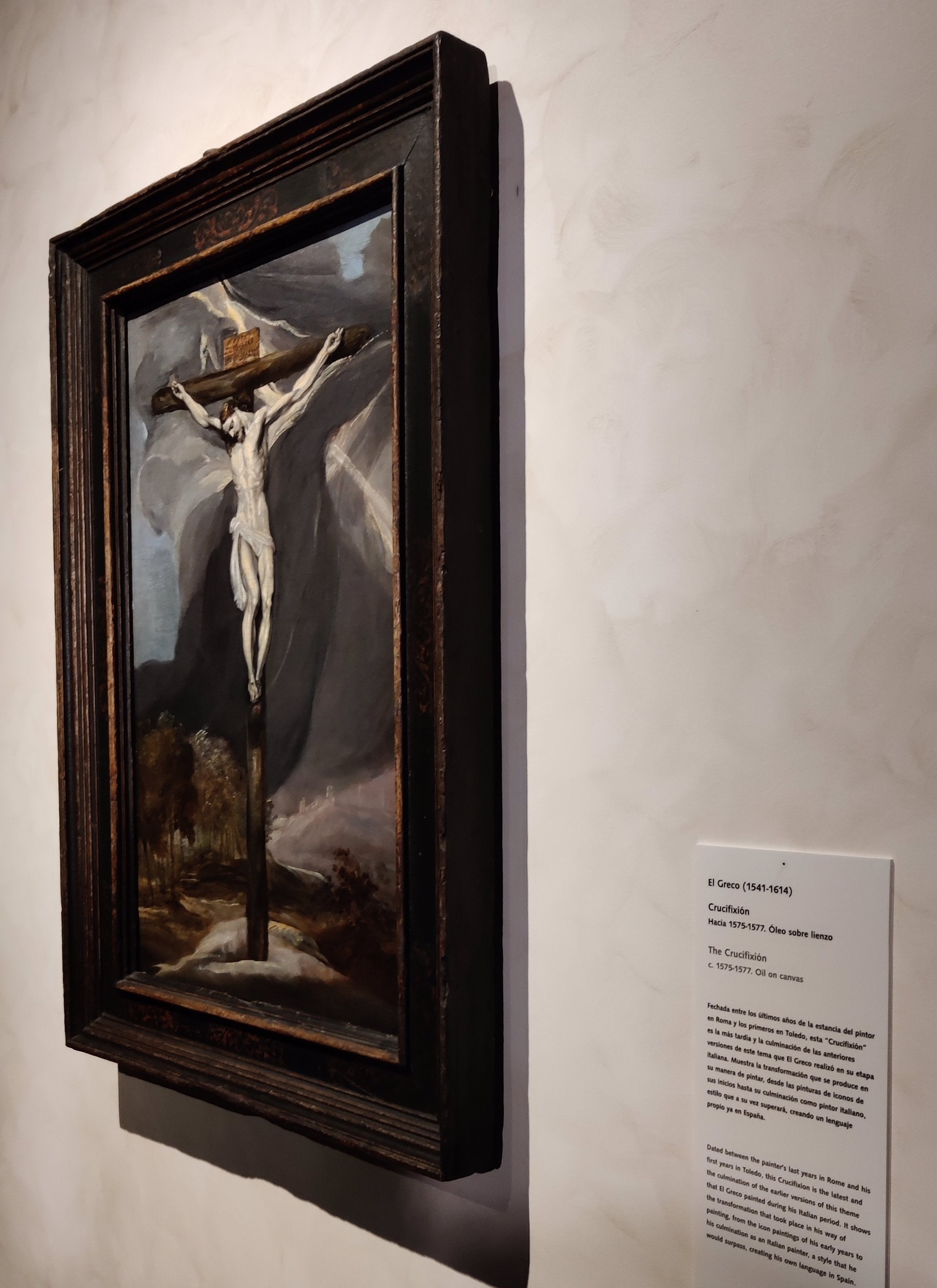 La obra "Crucifixión" centrará las actividades del Museo del Greco en Toledo La obra "Crucifixión" centrará las actividades del Museo del Greco en Toledo
