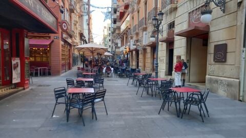 La calle Castaños en una imagen reciente La calle Castaños en una imagen reciente