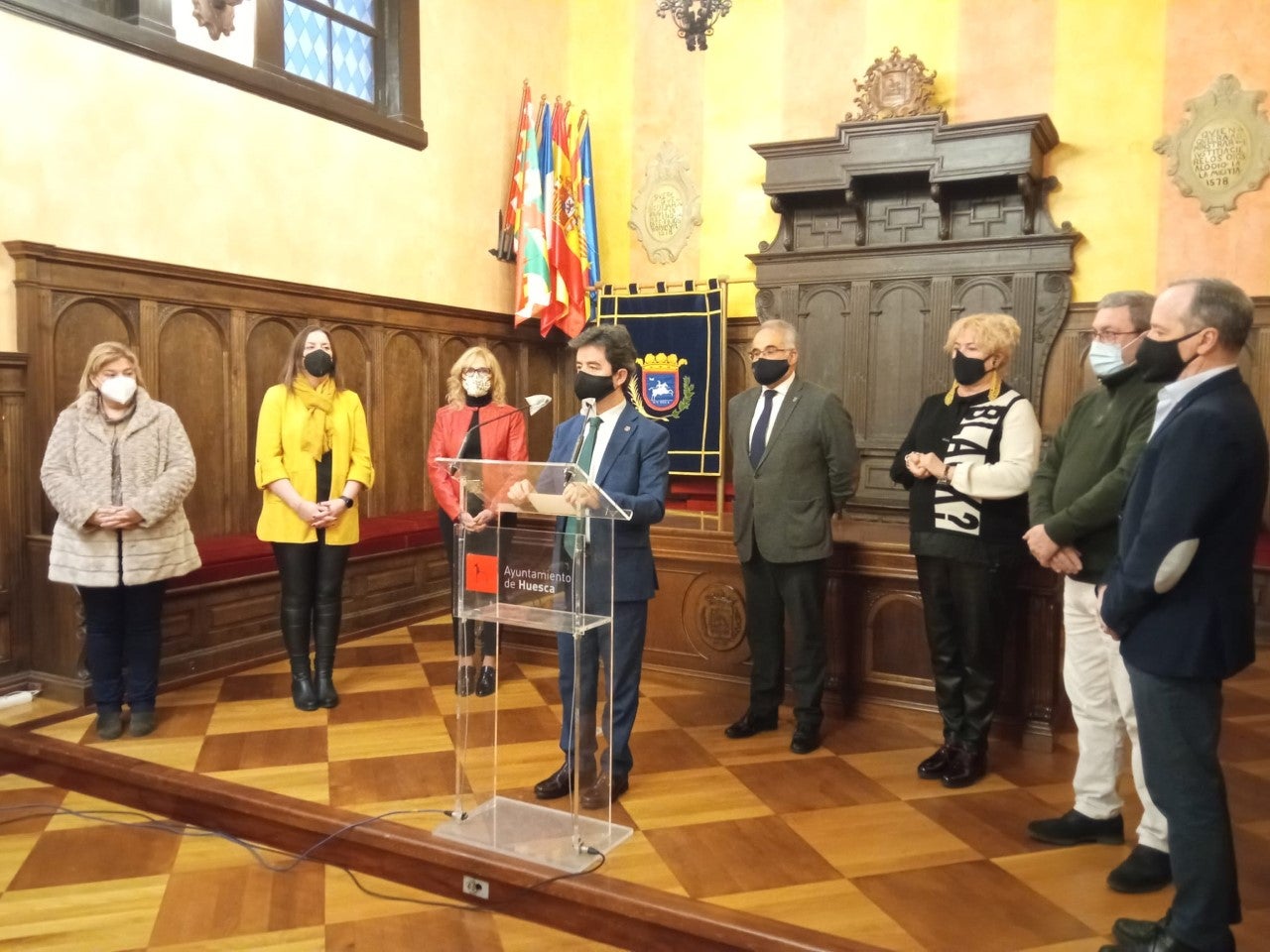 Huesca rinde homenaje a Juan de Lanuza Huesca rinde homenaje a Juan de Lanuza