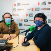 Juanfran Pérez, alcalde de Finestrat, en los estudios de Onda Cero Marina Baixa.