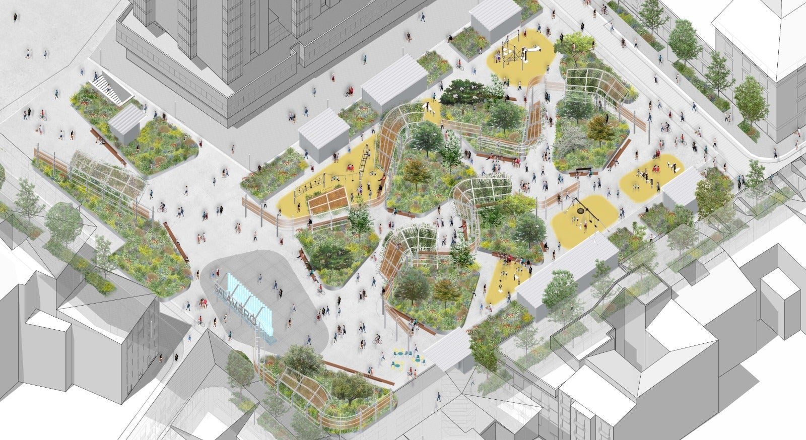 Las obras de la nueva plaza Salamero comenzarán en marzo Las obras de la nueva plaza Salamero comenzarán en marzo