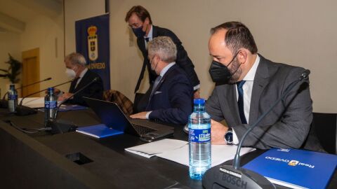 Jorge Men&eacute;ndez, presidente del Real Oviedo.