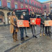 Llegan a Gijón los primeros buses articulados híbridos