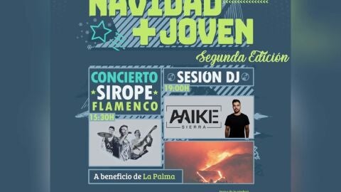 Cartel anunciador del Festival 'Navidad + Joven'