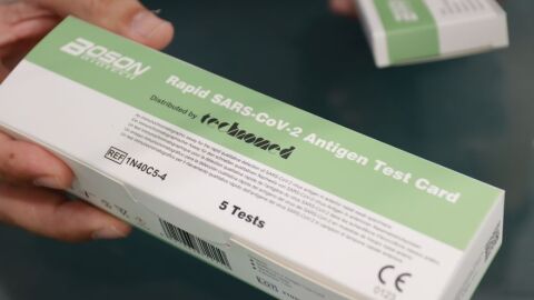 Test de ant&iacute;genos.