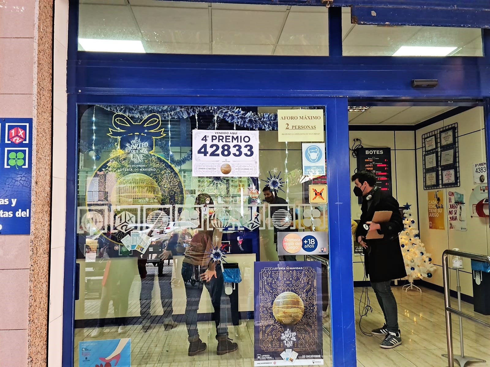 El 42.833, un cuarto premio, toca en Aguadulce y Carboneras El 42.833, un cuarto premio, toca en Aguadulce y Carboneras