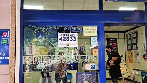 Administración de lotería de El Altet que ha vendido uno de los cuartos premios del Sorteo de Lotería de Navidad de este 2021. Administración de lotería de El Altet que ha vendido uno de los cuartos premios del Sorteo de Lotería de Navidad de este 2021.