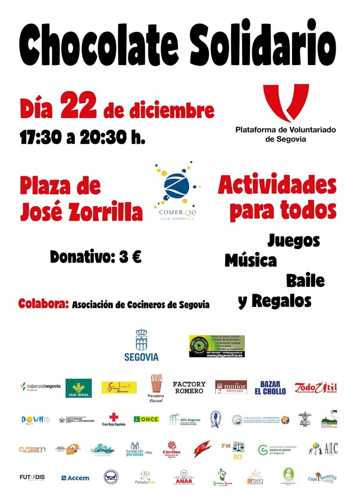 Vuelve el chocolate solidario de la Plataforma del Voluntariado Vuelve el chocolate solidario de la Plataforma del Voluntariado