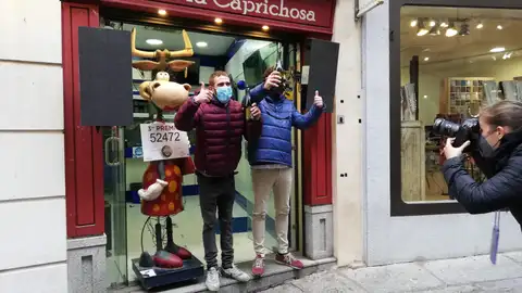 Y otro quinto premio, el 89.109, para La Caprichosa de Toledo Y otro quinto premio, el 89.109, para La Caprichosa de Toledo