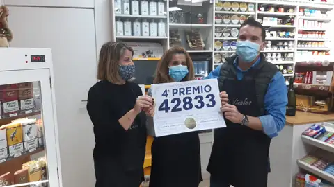 Cuarto premio en Capitán Juan Varela Lotería de Navidad de 2021