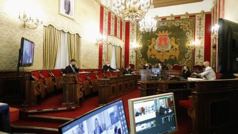 El pleno ordinario de diciembre ha vuelto a ser telemático El pleno ordinario de diciembre ha vuelto a ser telemático