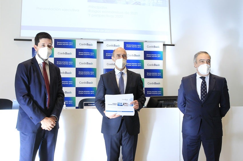 Confebask prevé para 2022 un crecimiento del 5,9% y un máximo histórico de empleo Confebask prevé para 2022 un crecimiento del 5,9% y un máximo histórico de empleo