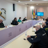 Instantes de la reunión celebrada hoy en el Ayuntamiento de San Fernando Instantes de la reunión celebrada hoy en el Ayuntamiento de San Fernando