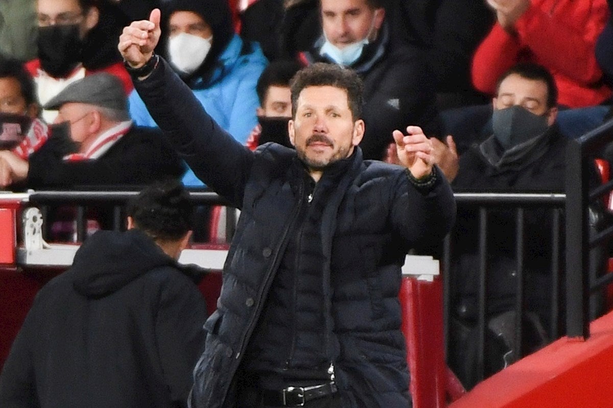 Simeone: "Estamos atravesando el momento más difícil" Simeone: "Estamos atravesando el momento más difícil"