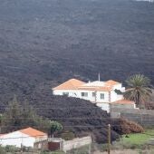 Imagen de las cenizas del volcán de La Palma