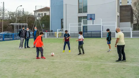 Segunda cancha multixogos na cidade, no barrio da Ponte Segunda cancha multixogos na cidade, no barrio da Ponte