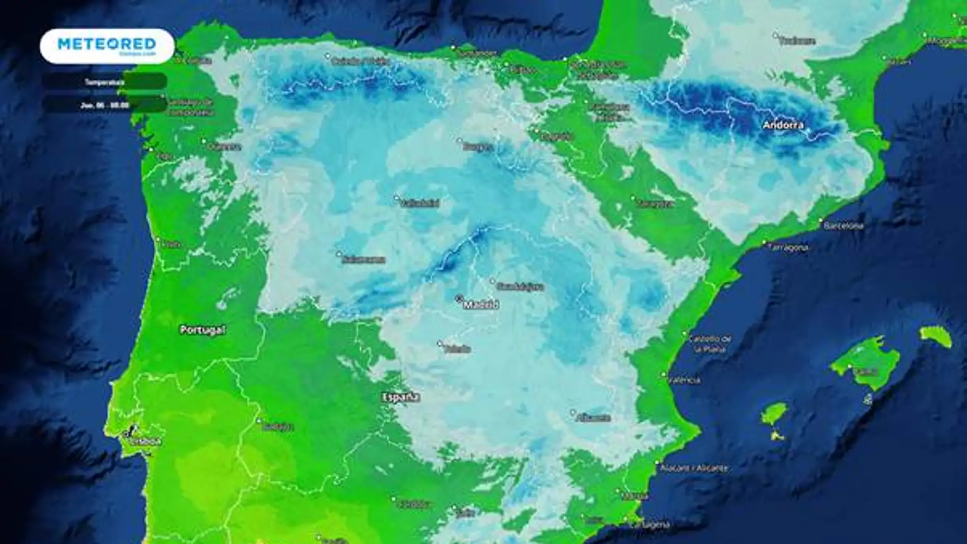 Los Reyes Magos traerán heladas a gran parte de la Península Ibérica