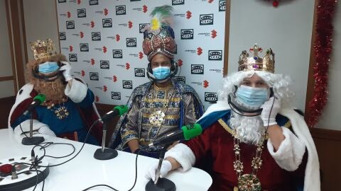 Los Reyes Magos en los estudios de Onda Cero Ciudad Real