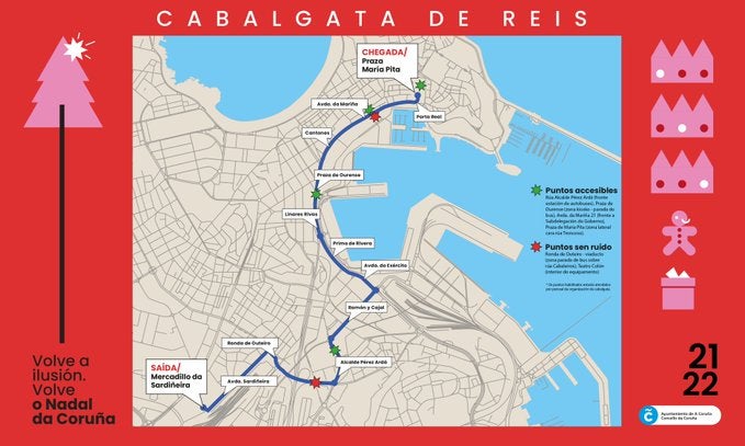 Rey Melchor:" Vamos a trabajar todo lo posible para que disfrutéis de esta noche mágica y encantados de estar en A Coruña" Rey Melchor:" Vamos a trabajar todo lo posible para que disfrutéis de esta noche mágica y encantados de estar en A Coruña"