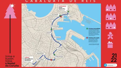 Cabalgata de Reyes A Coruña 2022 Dinámica