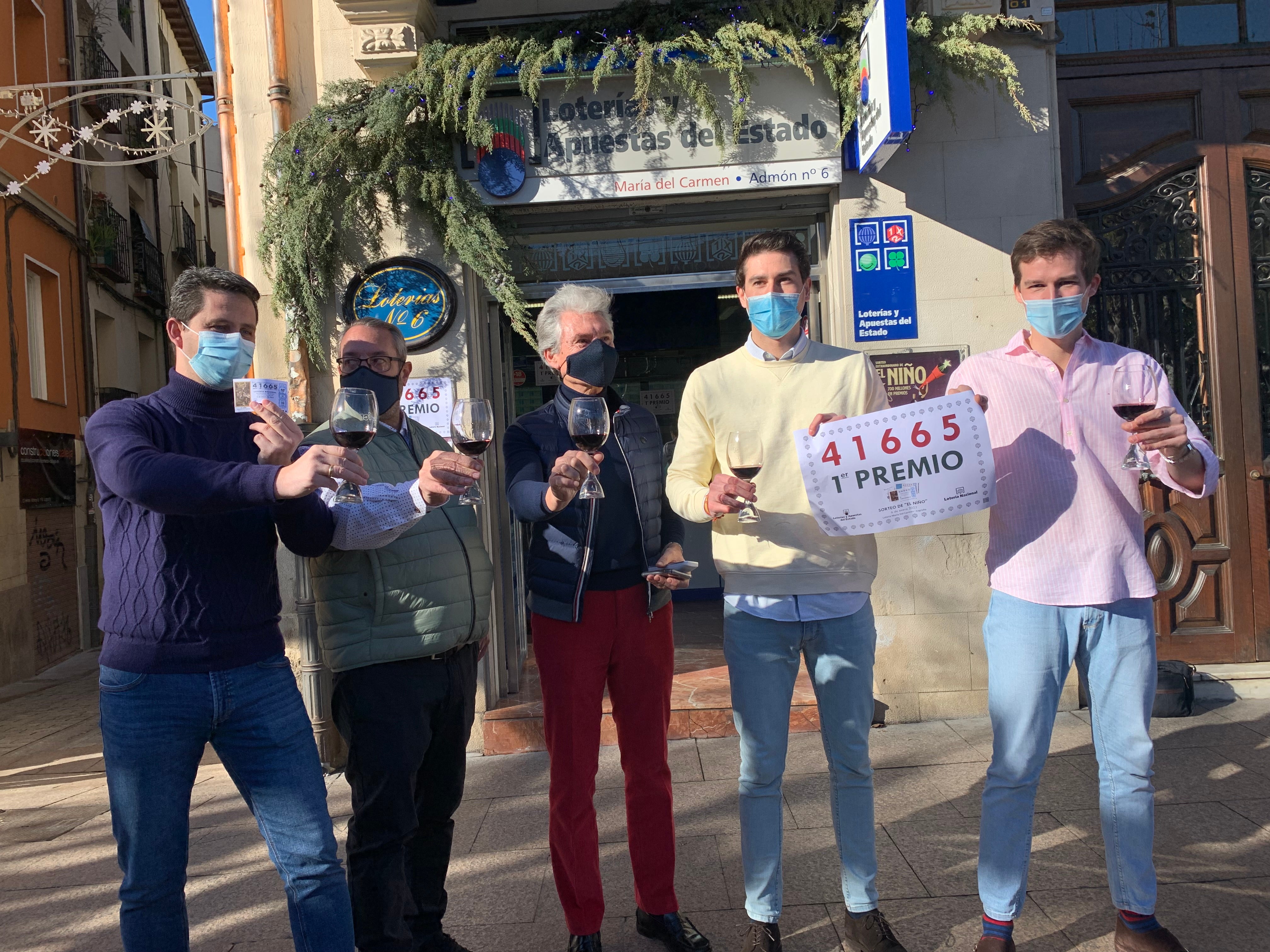 El gordo del sorteo de "El Niño" cae íntegramente en La Rioja El gordo del sorteo de "El Niño" cae íntegramente en La Rioja