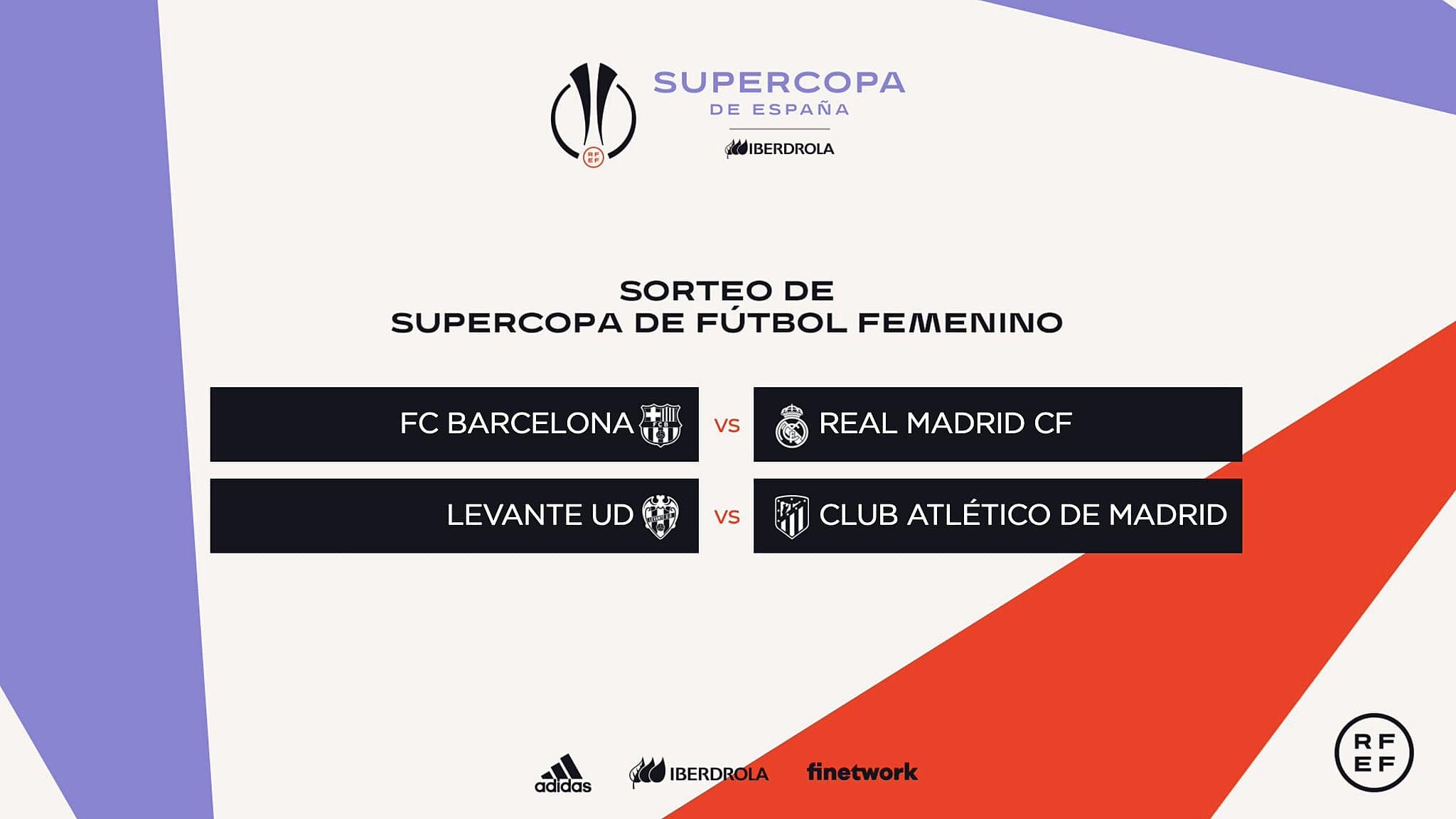 El Atlético de Madrid será el rival del Levante UD en la Supercopa Femenina El Atlético de Madrid será el rival del Levante UD en la Supercopa Femenina