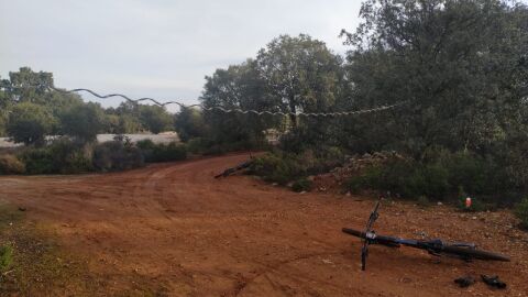 Uno de los cables encontrados en La Atalaya