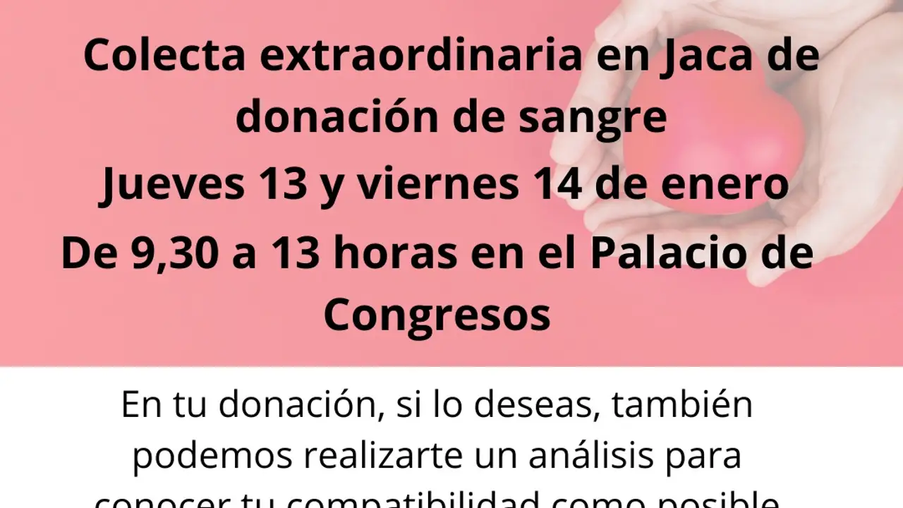 Colecta de sangre en Jaca en apoyo al pequeño Marco Colecta de sangre en Jaca en apoyo al pequeño Marco