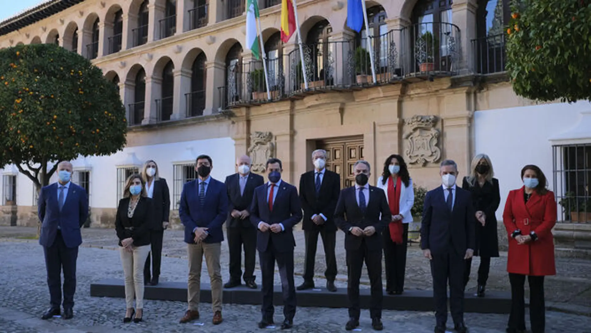 La Alcazaba acoge la primera reunión del año Consejo de Gobierno de la Junta