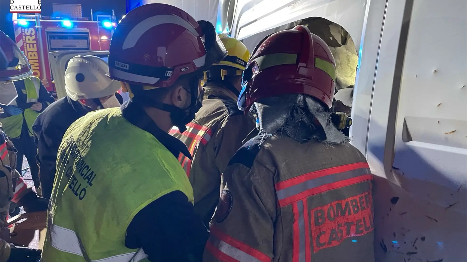  Muere una persona en un accidente entre dos camiones en la AP-7 entre Almassora y Castelló