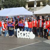 Voluntarios de  Cruz Roja