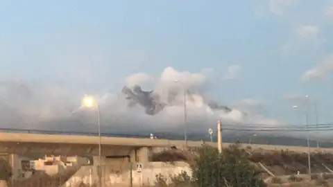 Nubes en el Puig Campana Puig Campana