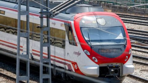 Tren de Cercanías de Renfe.