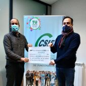 CSIF PALENCIA entrega a ASPACE un donativo por valor de 2360 euros