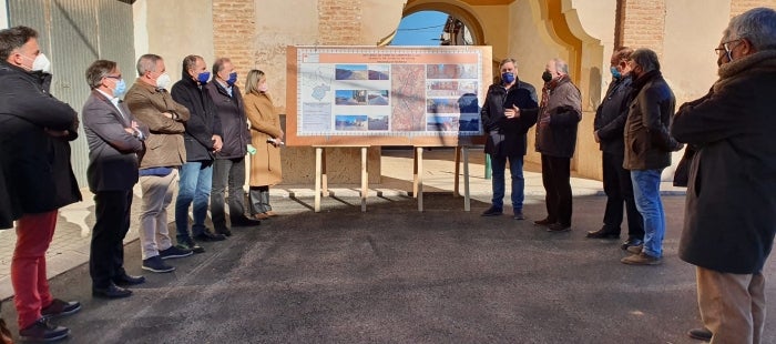 Finalizadas las obras en la travesía de Muniesa Finalizadas las obras en la travesía de Muniesa