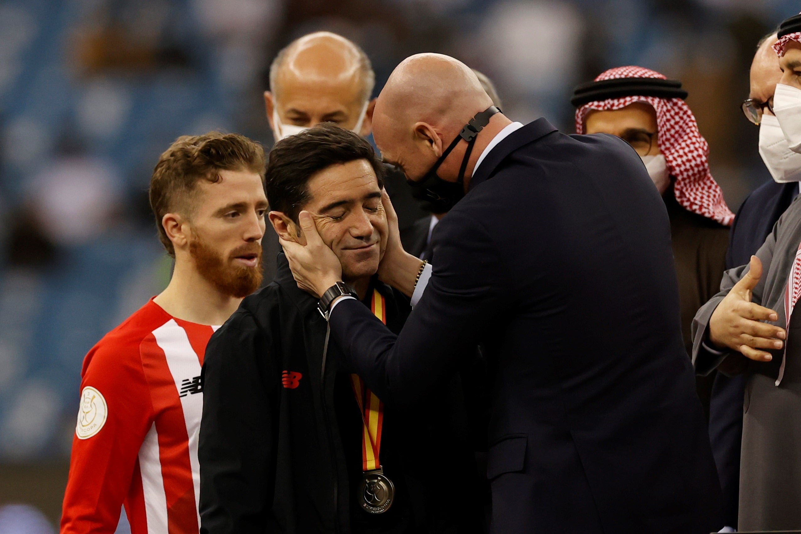 Marcelino García, entrenador del Athletic: "Queríamos hacer el partido largo porque eso nos daba opciones" Marcelino García, entrenador del Athletic: "Queríamos hacer el partido largo porque eso nos daba opciones"
